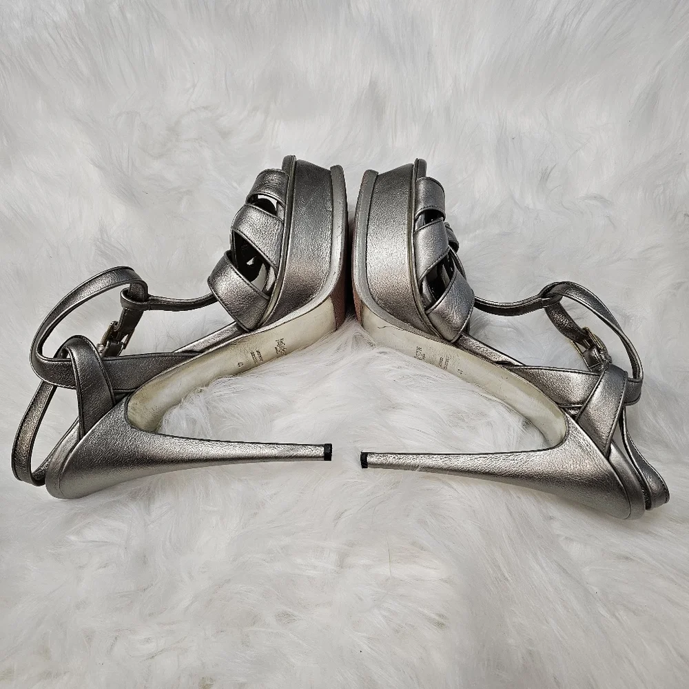 YSL PLATFORMS SANDALS - Picture 1 of 5